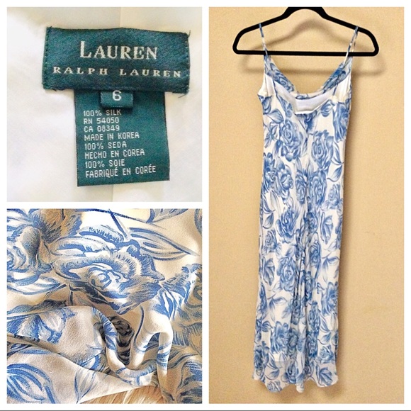 Ralph Lauren Dresses & Skirts - 💕Romantic RALPH LAUREN silk dress - Size 6